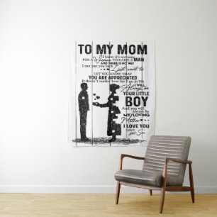 Cute Son To My Mom Gift Lovely Family Gift Tapestry