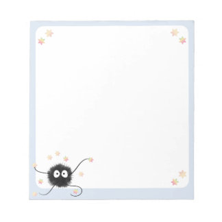 Cute Soot Creature Notepad