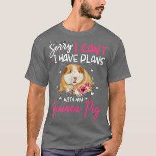 Cute Sorry I Have Plans With My Guinea Pig Farmer T-Shirt