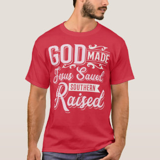 Cute Southern Christian Gift Print Jesus Religious T-Shirt