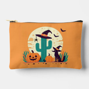 Cute, southwestern Halloween desert/cactus Accessory Pouch