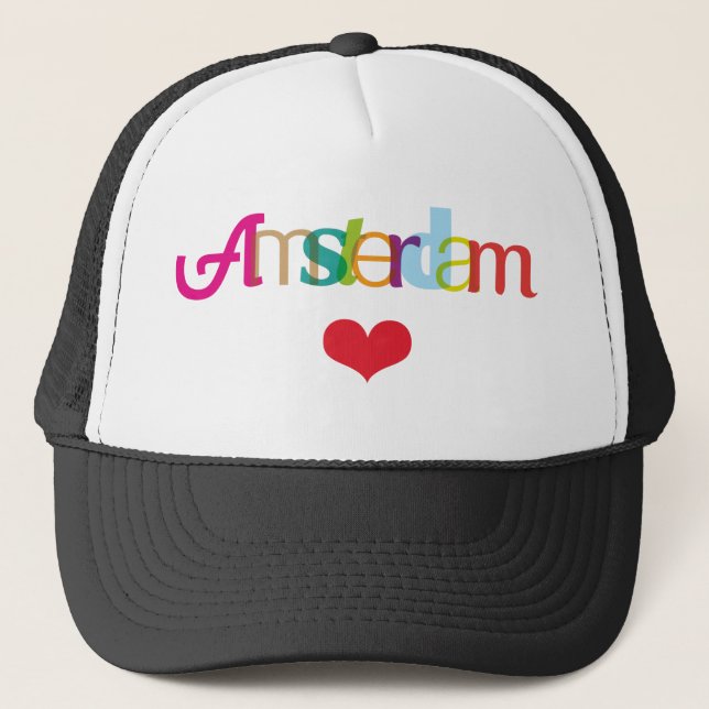Cute souvenir hat from Amsterdam (Front)