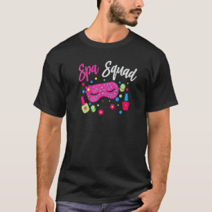 Cute Spa Birthday Party Decorations Matching Sleep T-Shirt