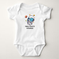 Cute Space Astronaut Three Months
