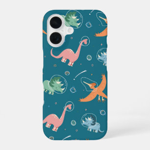 Cute Space Dinosaur iPhone 16 Case
