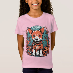 Cute space dog astronaut puppy T-Shirt