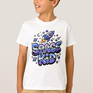 Cute "Space Kid" Outer Space T-Shirt