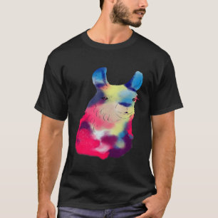 Cute Space Llama Galactic Rainbow Lama Artistic An T-Shirt