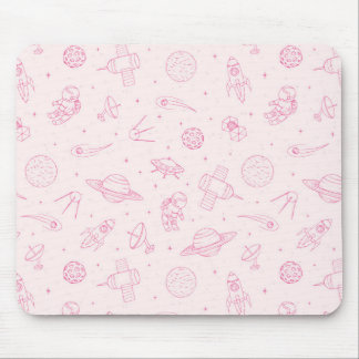 Cute Space Pattern Mouse Mat