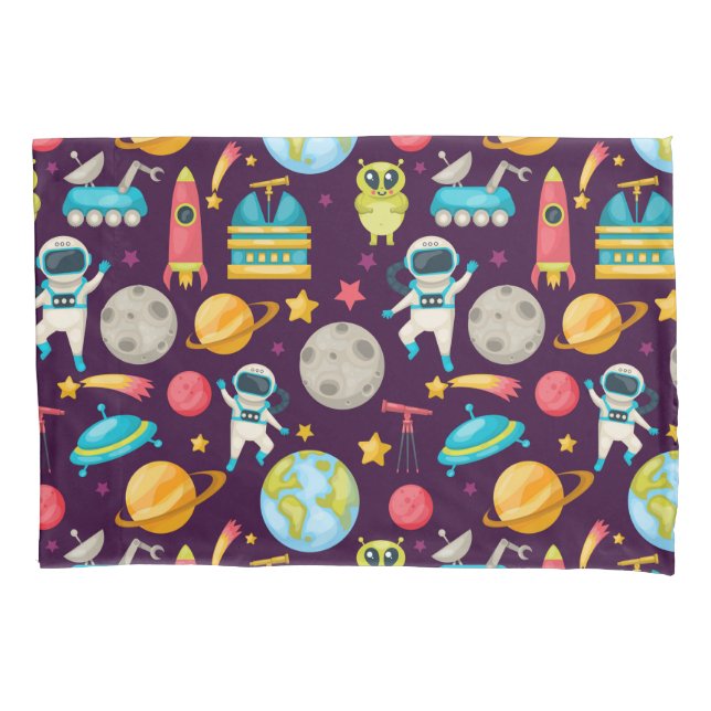 Cute Space Pillowcase (Front)