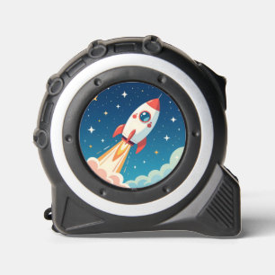 Cute space rocket blasting off 1