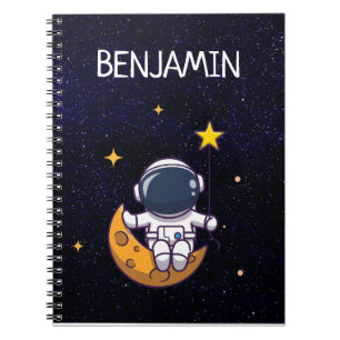 Cute Space Theme Any Age Birthday 🚀✨ Notebook