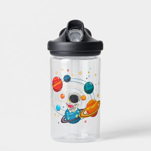 Cute Space Water Bottle for Kids