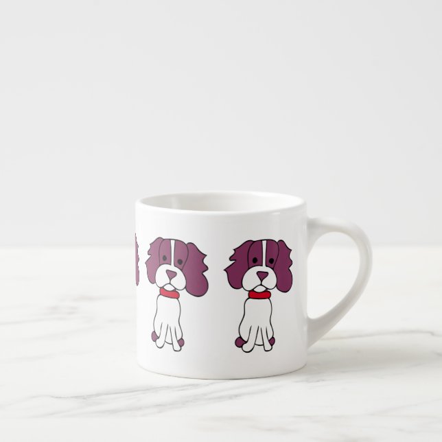 Cute Spaniel Espresso Cup (Right)