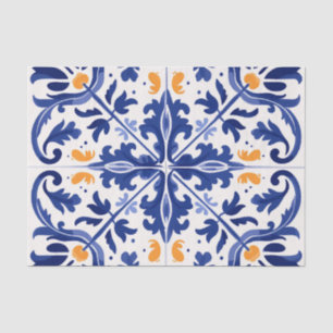 Cute Spanish tile pattern decoupage  Tissue Paper