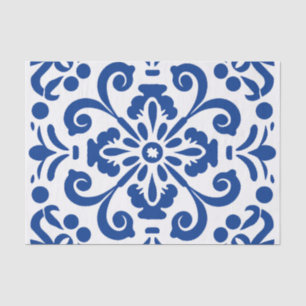 Cute Spanish tile pattern decoupage  Tissue Paper