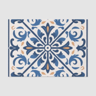 Cute Spanish tile pattern decoupage  Tissue Paper