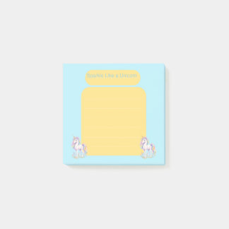 Cute Sparkle Like a Unicorn Pastel Post it Notes N