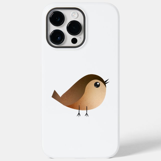 Cute Sparrow Bird Cartoon  Case-Mate iPhone Case (Back)