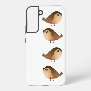 Cute Sparrow Bird Cartoon Samsung Galaxy Case