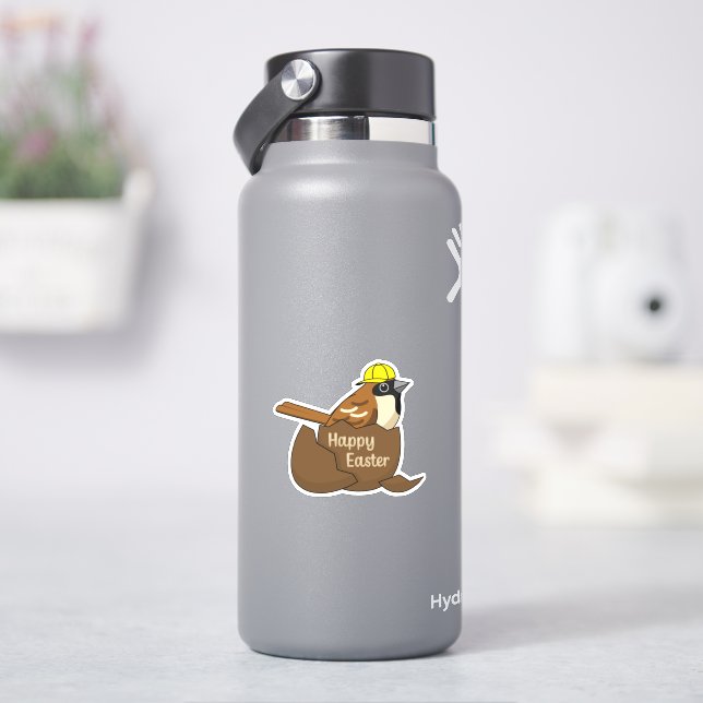 Cute Sparrow Chocolate Egg Happy Easter (HydroFlask)