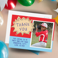 Cute Speech Cloud Birthday Thank you Photo