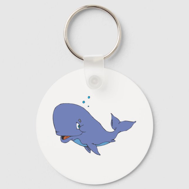 cute sperm whale key ring (Front)