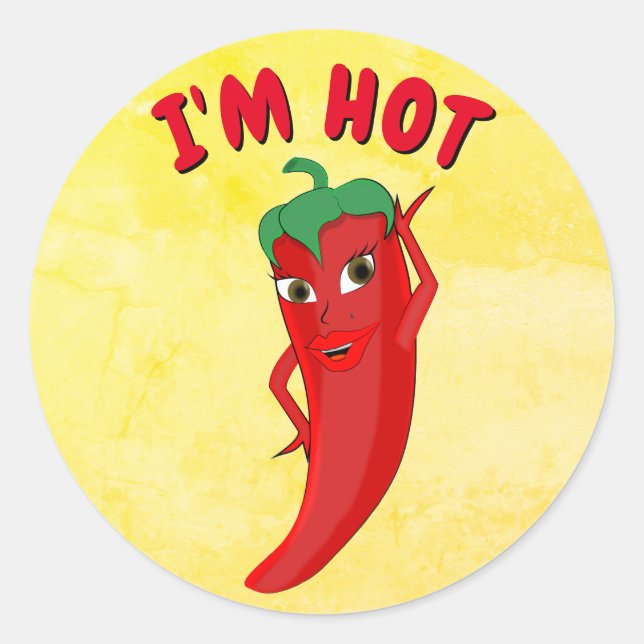 Cute Spicy Food Label (Front)