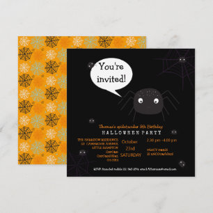 Cute Spider Birthday/Halloween Child's