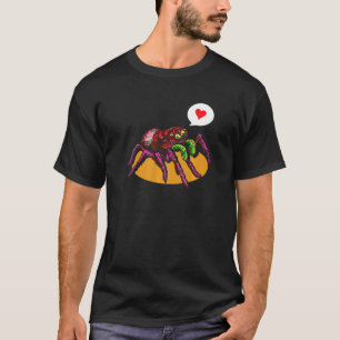 Cute Spider Heart Spiders Web Cobweb Arachnophile T-Shirt