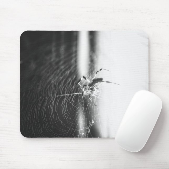 Cute Spider Tangled Weave | Spider Lover Gift Mouse Mat (With Mouse)