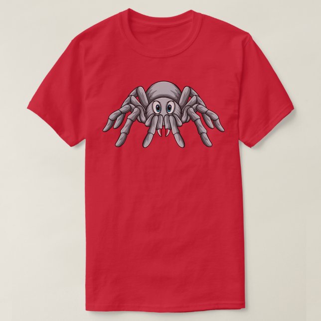 Cute Spider toon Spiders T-Shirt (Design Front)