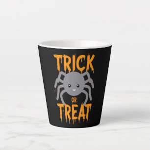 Cute Spider - Trick Or Treat- Halloween Latte Mug