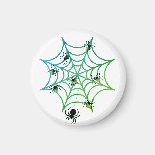 Cute Spider web magnet design (Front)