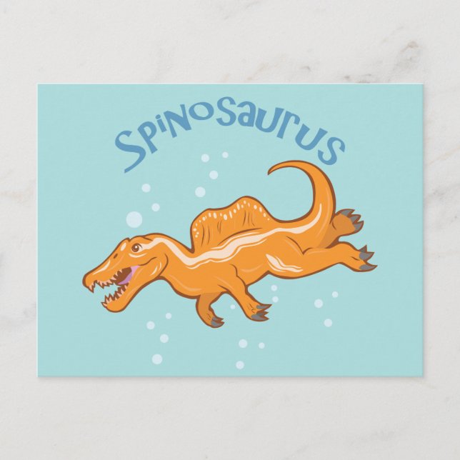 Cute Spinosaurus Postcard (Front)
