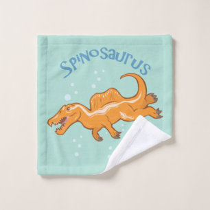 Cute Spinosaurus Wash Cloth