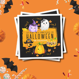 Cute Spooktacular Fun Halloween Night  Napkin