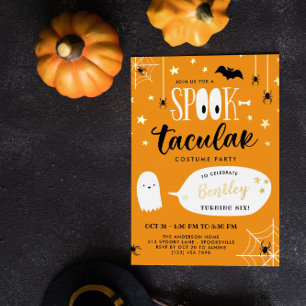 Cute Spooktacular Kids Halloween Birthday