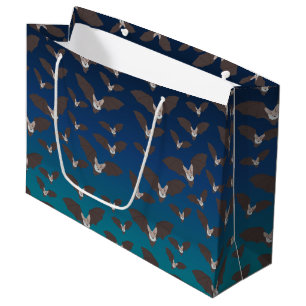 Cute Spooky Bat Pattern   Large Gift Bag