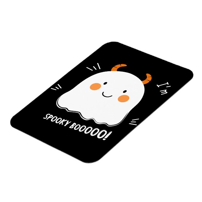 Cute Spooky Boo Demon Ghost Magnet (Left Side)