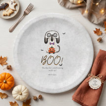 Cute Spooky BOO! Watercolor Halloween Party