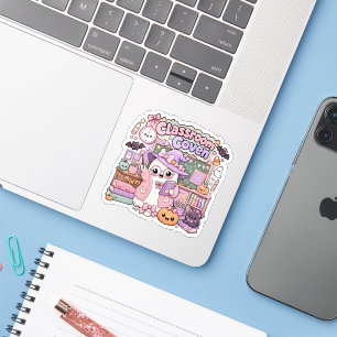 Cute Spooky Creepy Kawaii Teacher Ghost Halloween