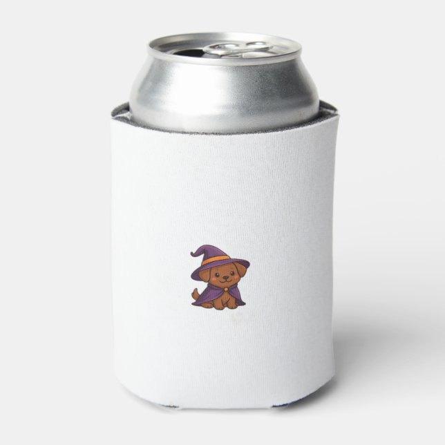 Cute Spooky Dog � Kawaii Halloween Puppy Classic T Can Cooler (Can Front)