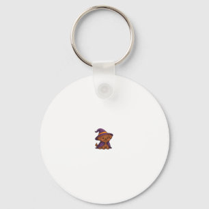 Cute Spooky Dog � Kawaii Halloween Puppy Classic T Key Ring