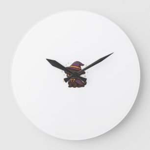 Cute Spooky Dog � Kawaii Halloween Puppy Oversized Large Clock