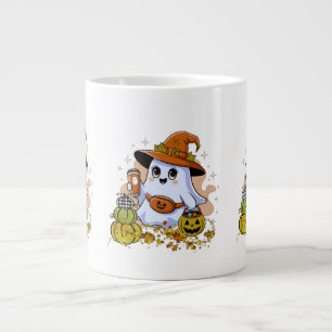 Cute Spooky Drinking Coffee Speciality Mug