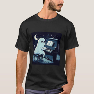 Cute & Spooky Ghost Art – Perfect Halloween Vibes T-Shirt