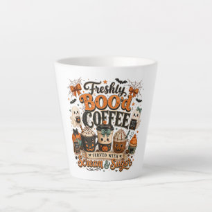 Cute Spooky Ghost Coffee Lover Halloween Latte Mug