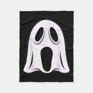 Cute Spooky Ghost Halloween Costume Fleece Blanket