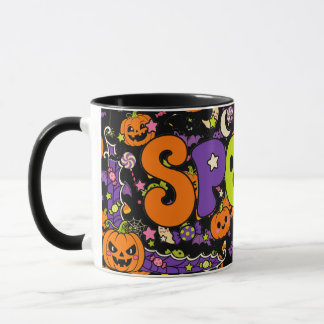 Cute Spooky Ghost Halloween Mug